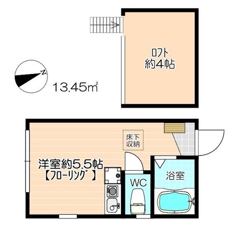 ヒルズ大島IIの物件間取画像